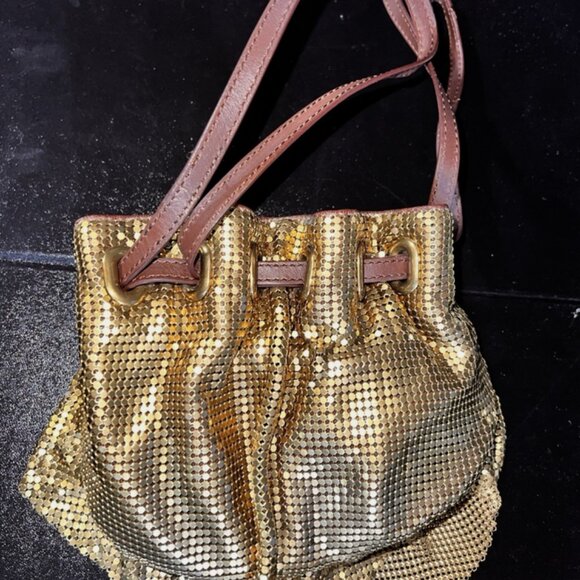 Cole Haan Gold Mesh Hanging Charms G Series Limited Edition Retail $500 - Picture 7 of 16